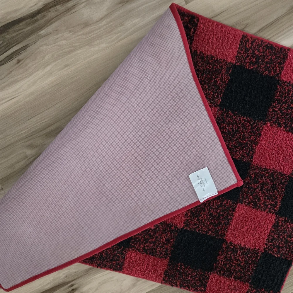 Buffalo Plaid Red and Black Rug